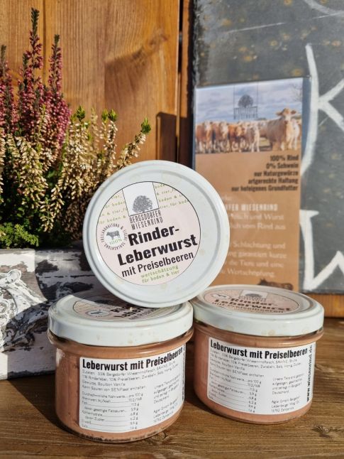 Leberwurst mit Preiselbeeren Bergsdorf