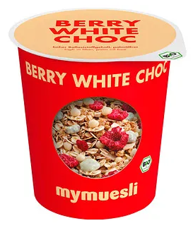 Bio MyMuesli Berry White Choc 85g