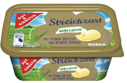 Streichzart ungesalzen 250g
