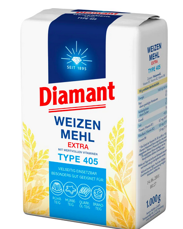 Weizenmehl Typ 405 Diamant