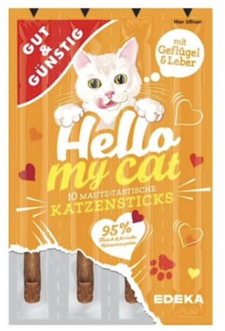 Katzensticks mit Geflügel&Leber g&g