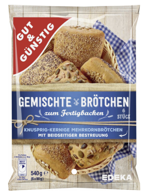 Gemischte Brötchen