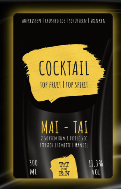 Cocktail Mai Tai 11,3%vol Tüt dir Ein