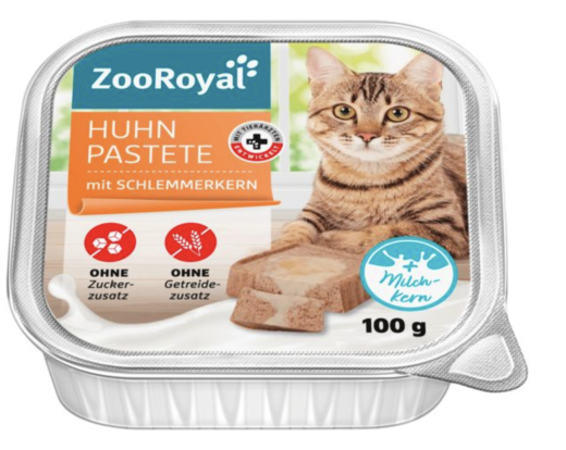 Katzennahrung Huhn Pastete Zoo Royal