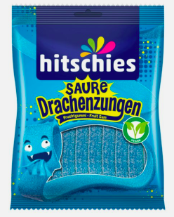 Saure Drachenzungen blau Hitschies Hitschler