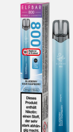 Elf Bar 800 Einweg E-Zigarette Blueberry Sour Raspberry 20 mg/ml