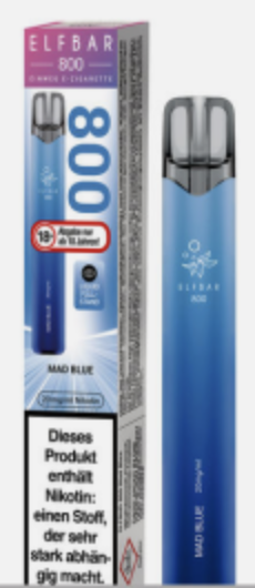 Elf Bar 800 Mad Blue 20 mg/ml