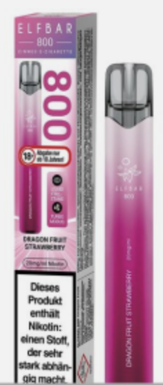 Elf Bar 800 Dragon Fruit Strawberry 20 mg/ml
