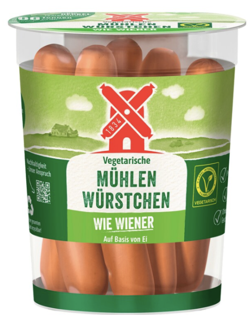 vegetarische Mühlen Würstchen