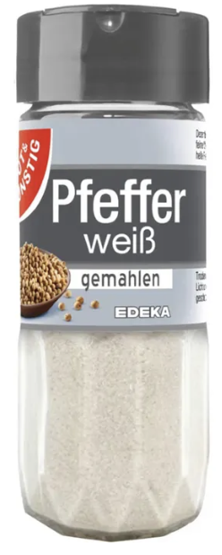 Pfeffer weiß gemahlen 50g