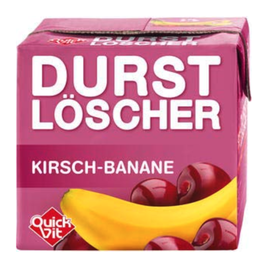 Durstlöscher Banane-Sauerkirsch 500ml