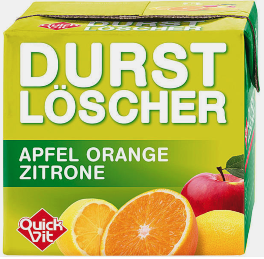 QuickVit Durstlöscher Apfel/Orange/Zitrone