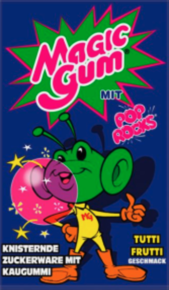 Magic Gum mit Pop Rocks Tutti Frutti