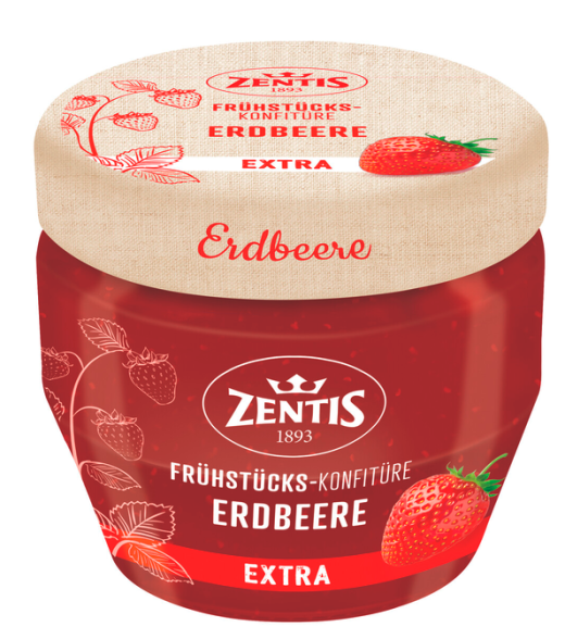 Konfitüre Marmelade Erdbeer Zentis