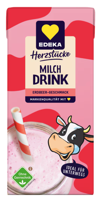 Erdbeer Milch Milchdrink 