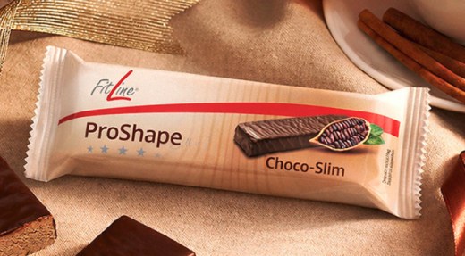 Choco Slim Riegel ProShape2go Fitline