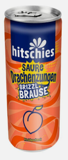 Brizzl Brause Pfirsich saure Drachenzunge Hitschies