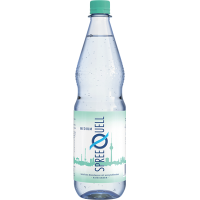 Spreequell medium Mineralwasser 1 Liter
