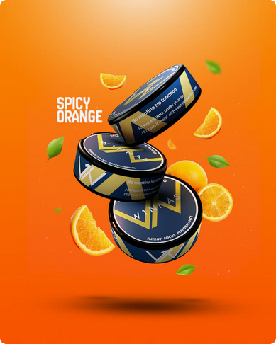 W1NNAS Spicy Orange strong Focus Pouch 13stk 200mg Koffein/Pouch