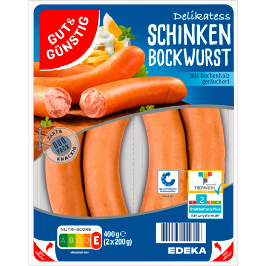 Schinken Bockwurst 2x200g 