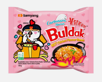 Samyang Ramen Hot Chicken Carbonara Flavour